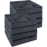 ASPERO Sitzauflage 40 x 40 cm grau 8 St.