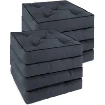 ASPERO Sitzauflage 40 x 40 cm grau 8 St.