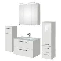 Saphir Trentino 4-tlg. Hochglänzend Weiß