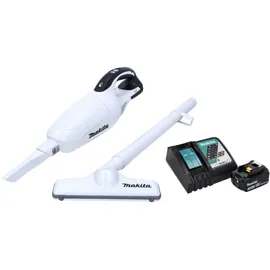 Makita DCL 181 FRF1W Akku Staubsauger 18 V Weiß + 1x Akku 3,0 Ah + Ladegerät