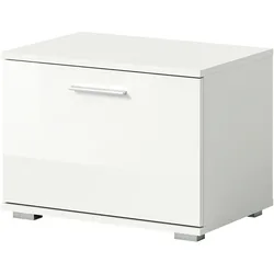 Inn.Furn Sitzbank weiß Hochglanz 55 cm mit Stauraum Grazie