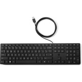 HP 320K Desktop Tastatur EU schwarz