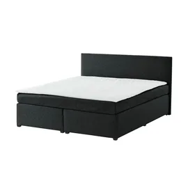 Möbel Kraft Boxspringbett 167 x 104 cm H3 Schwarz