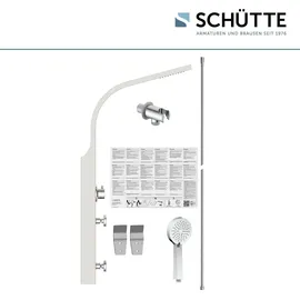 Schütte Duschpaneel SANSIBAR Edelstahl-Optik