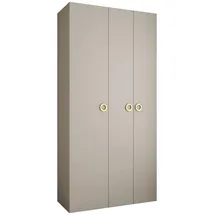 abiks möbel Drehtürenschrank COMO 120 x 245,5 x 50 cm Gold