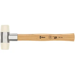 Wera 05000315001, Rückschlagfreier Hammer, Nylon, Holz, Beige, Holz, 26,5 cm, 96