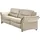 Hukla Couch Leder 3-Sitzer Beige