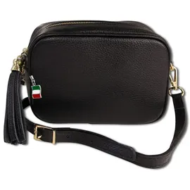 FLORENCE Umhängetasche Leder Black