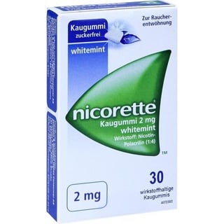 Nicorette Whitemint 2 mg Kaugummi 30 St.