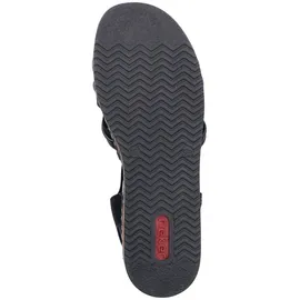 Rieker Keilsandalette Damen Schwarz 38