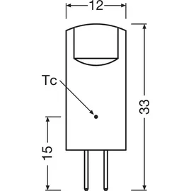 LEDVANCE LED PIN 20 320° P 1,5 W 827 klar G4
