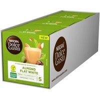 Nescafé Dolce Gusto Mandel Flat White 3er Set, Almond, Kaffee 3x12 Portionen