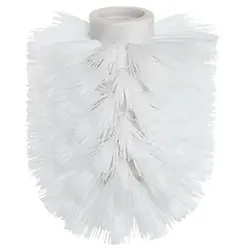 Ersatz Wc-Bürstenkopf Blank PP-Kunststoff weiß 9,0cm 7,5cmØ