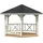Palmako Betty 4,23 x 4,23 m Transparent