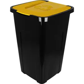 Centi Abfalltonne 50 l Schwarz