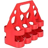 Merco Flaschenträger 8 Flaschen Eishockey Sport rot