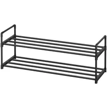 Möbel Kraft Schuhregal 92 x 34 x 30 cm schwarz