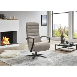 die planbar Relaxsessel DIE PLANBAR Polyester 66 x 110 x 83 cm Beige mit Relaxfunktion