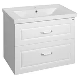 a&n&a aQualine Aqualine Favolo kabinett 76.5x44.6x60 cm Unterschrank hängend weiß FV280