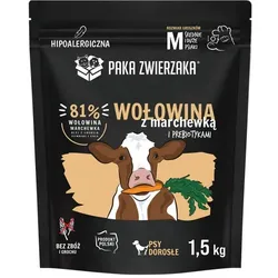 Paka Zwierzaka - Trockenfutter SH Rindfleisch mit Karotten „M“ 1,5kg