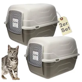 GarPet Katzentoilette XXL Taupe/Beige