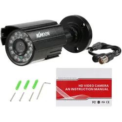 KKmoon 1200TVL CCTV-Kamera, wasserdichtes IR-Nachtsicht-Haussicherheitssystem