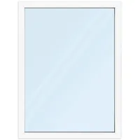 Fenster 120x160 cm, Kunststoff Profil aluplast IDEAL® 4000, Weiß, 1200x1600 mm, einteilig festverglast, 2-fach Verglasung, individuell konfigurieren