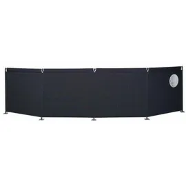 Isabella Windschutz 4-Teilig grau 460 x 110 cm