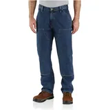 CARHARTT Double-Front Logger Jeans Blau W42/L32