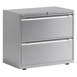 BISLEY Essentials Hängeregistraturschrank silber 2 Schubladen 80,0 x 47,0 x 69,3 cm