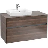 Villeroy & Boch Collaro Waschbeckenunterschrank 100 x 55 cm Arizona Oak