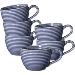 Seltmann Weiden Beat Color Glaze Espressotasse 0,11 l 6er Set - Fliederblau