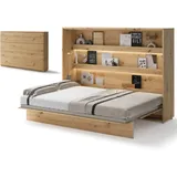 yourhouse24 Schrankbett Bed Concept BC-04 140x200 Wandklappbett Horizontal Lenart Gästebett