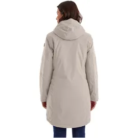 KILLTEC Damen Parka/Mantel wasserdicht mit abzippbarer Kapuze Damen, Funktionsparka, hellsand, 38, 43284-000