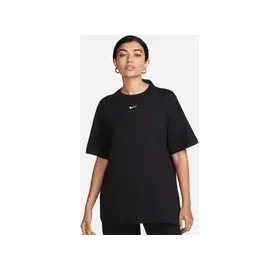 Nike Sportswear Essential Damen-T-Shirt Black/White XS