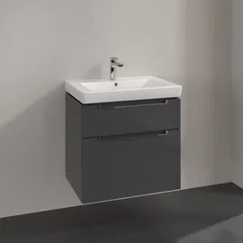 Villeroy & Boch Waschtischunterschrank 2 Auszüge 63,7 x 59 x 46,3 cm Grau