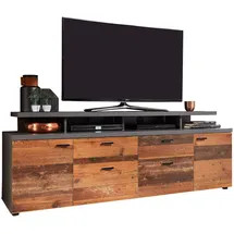 trendteam Mood TV-Lowboard 180 cm old wood matera 2 St.