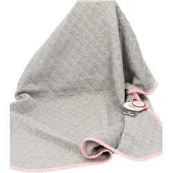 sigikid Babydecke Urban Baby Edition grau/rosa