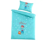 Hti-Living HTI living Baby Baumwoll-Bettwäsche 40x60 100x135 Pirat 100% Baumwolle mit Reißverschluss
