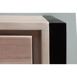 MASSIVMOEBEL24.DE Highboard 130 x 140 x 40 cm Beige