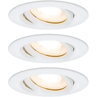 Paulmann LED Nova Plus 3er Set weiß matt,