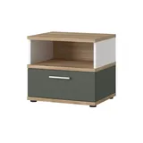 Möbel Kraft Nachtschrank Twenty 50 x 40 x 45 cm Grau