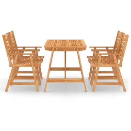 vidaXL Garten-Set Massivholz Akazie 3057844 5-tlg. natur