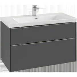 Villeroy & Boch Waschbeckenunterschrank 2 Auszüge 97,3 x 57,6 x 47,8 cm White Oak