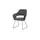 MCA Furniture Newcastle 2er Set Kufenstuhl New Castle ¦ grau ¦ Maße (cm): B: 58 H: 87 T: 59.0