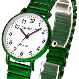 Excellanc Damenuhr mit Zugarmband, matt oder metallic