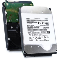 HGST WD Ultrastar DC HC520 HDD | HUH721212ALE601 | 12TB 7200RPM SATA 6Gb/s 256MB Cache 3,5 Zoll | ISE 512e | Helium Data Center interne Festplatte (erneuert)