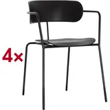 Paperflow meet powered by PAPERFLOW Besucherstuhl BISTRO 4 Stück