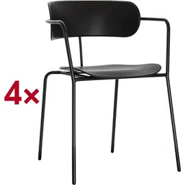 Paperflow meet powered by PAPERFLOW Besucherstuhl BISTRO 4 Stück