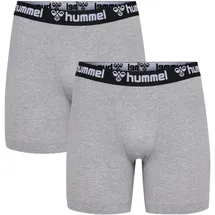 hummel Hmlboxers Boxershorts grau L 2er Pack